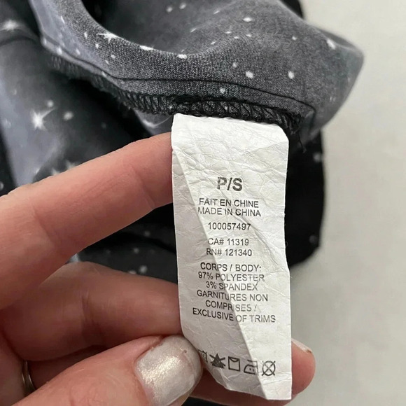 Garage/ Black star light galaxy/ Witchy/ Spaghetti strap/ Mini skirt/ Size US S - Picture 9 of 13